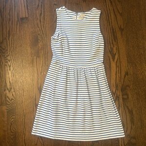 J Crew Blue and White Striped Dress